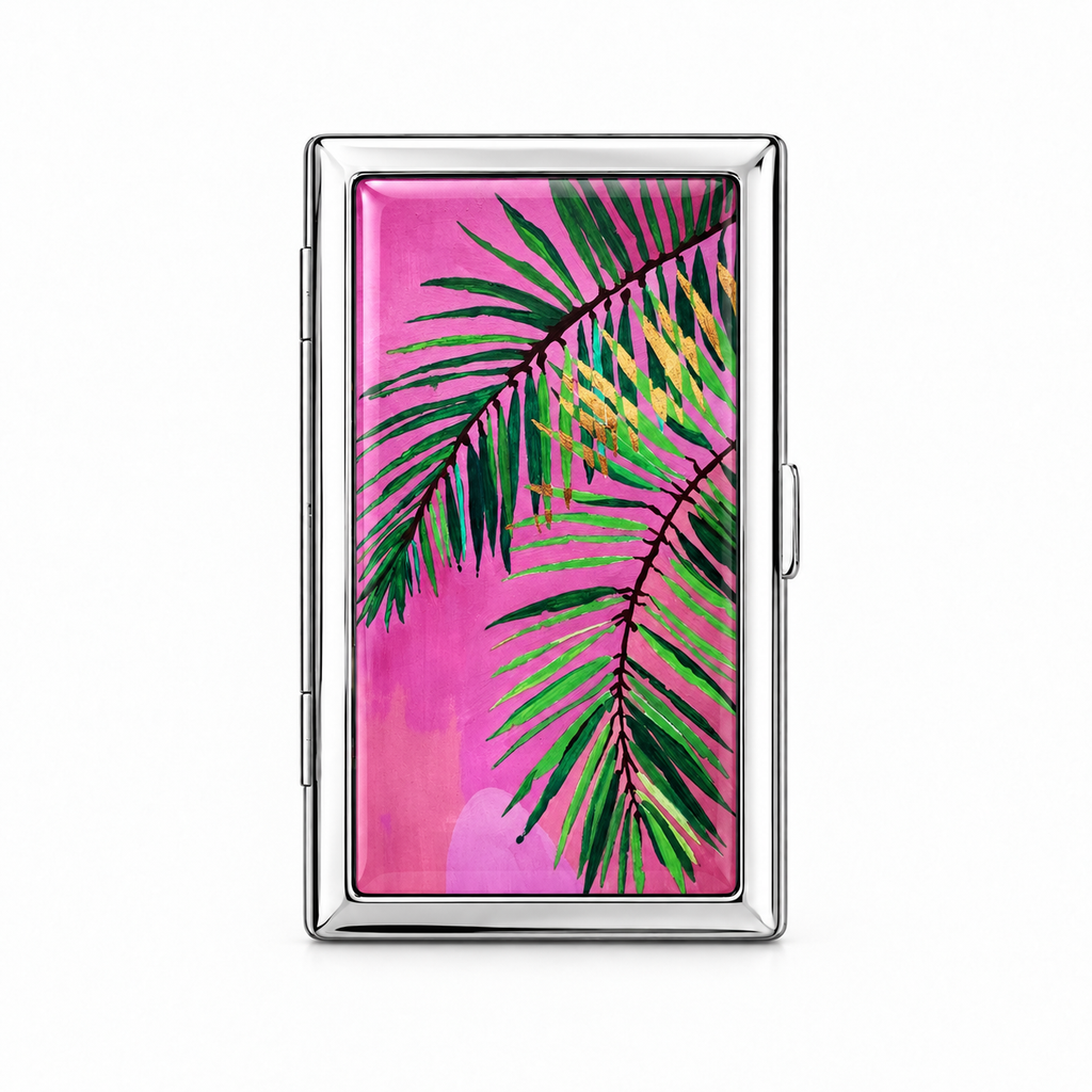 Kartenetui Fuchsia Palms