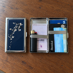 Porte-cartes Midnight Blossom